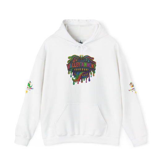 VALLEYTAINMENT™ “Drip Fangs” Rainbow-Core Pendant Tee | Dopamine Streetwear 2025