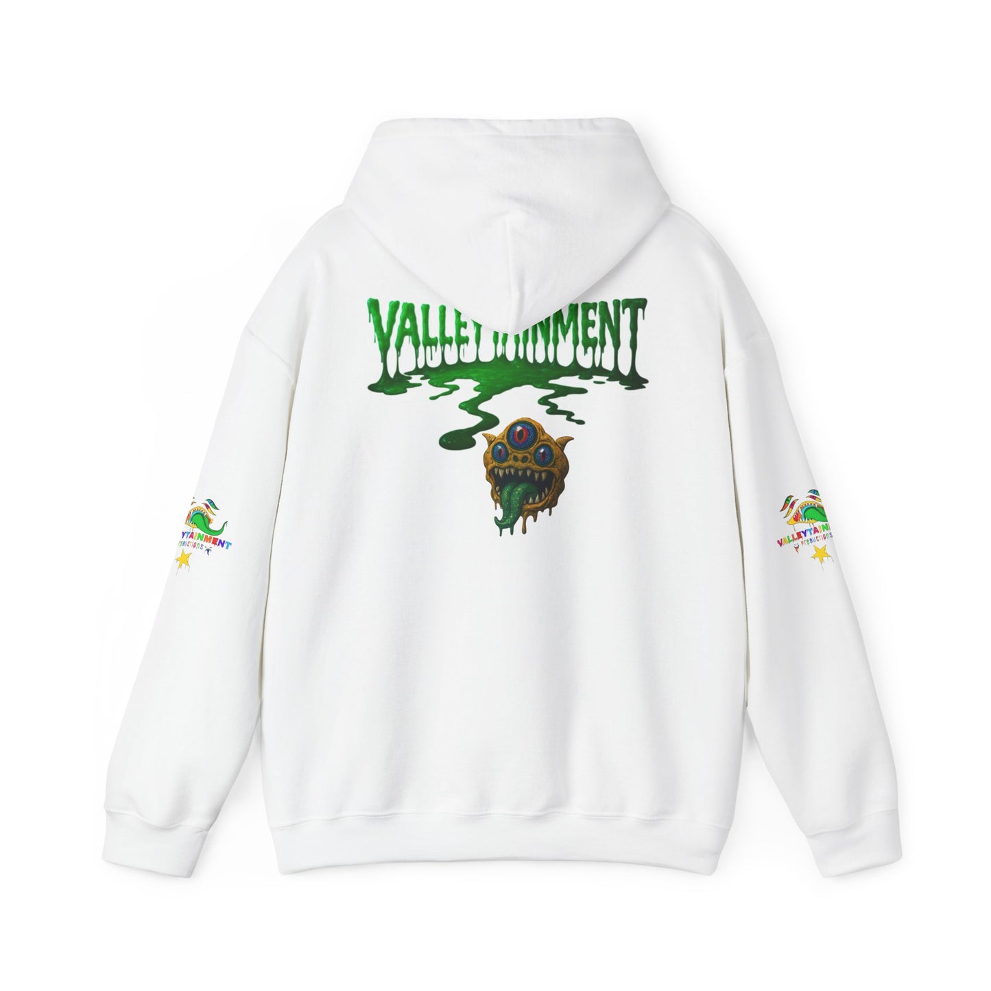 VALLEYTAINMENT™ “Drip Fangs” Rainbow-Core Pendant Tee | Dopamine Streetwear 2025