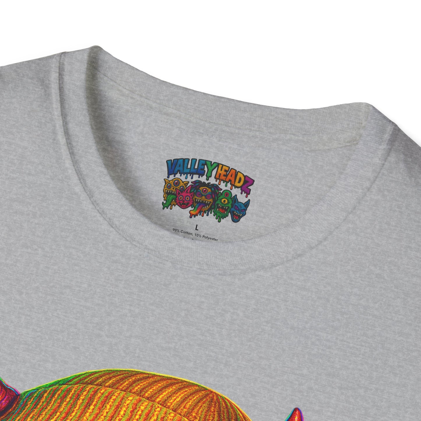 TRIP THA DEMON: The Rainbow-Spitting Streetwear Devil Taking Over the Culture
Valleytainment' Design on back Vibrant Unisex T-Shirt for Festivals, Streetwear, Gift