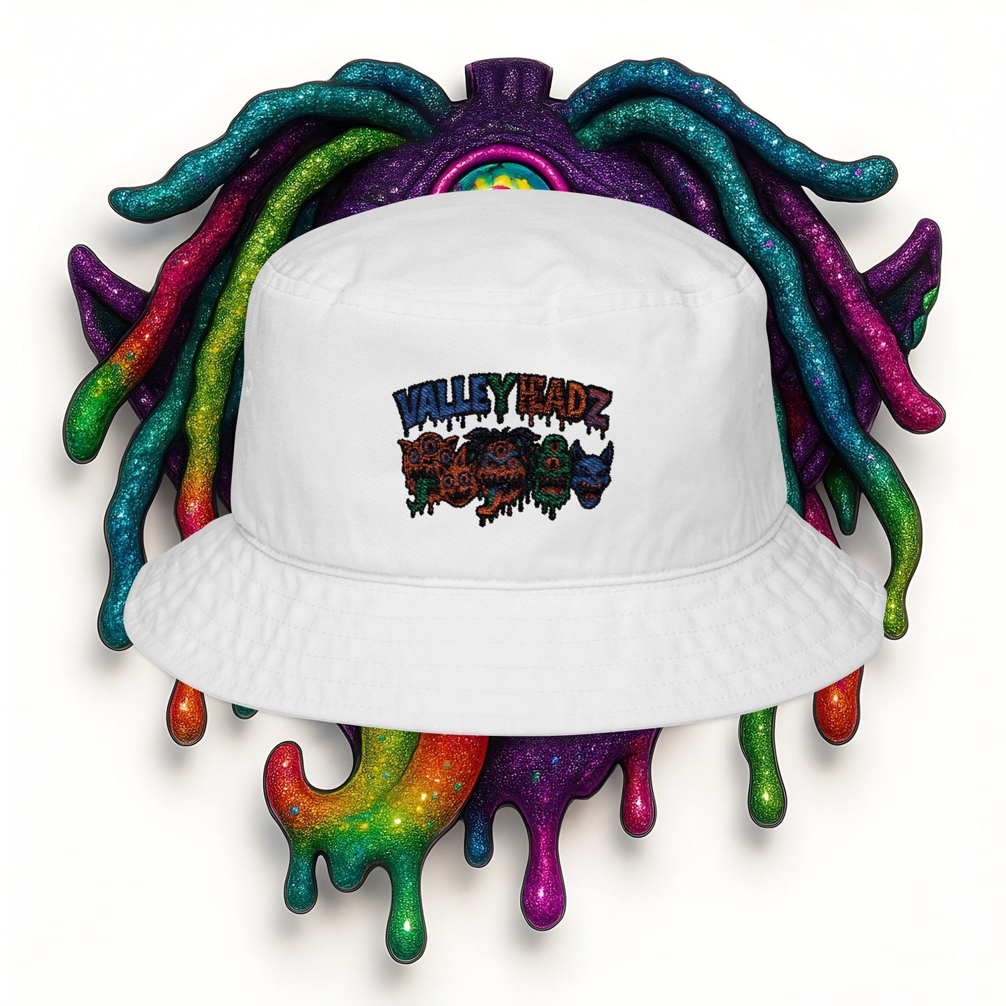 Embroidered Valley Headz Bucket Hat - Unique Urban Style for Streetwear Enthusiasts