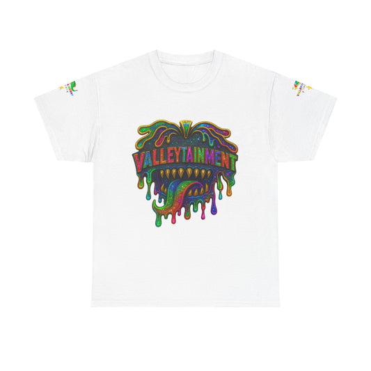 VALLEYTAINMENT™ “Drip Monster” Rainbow Pendant Tee | Dopamine-Streetwear (Unisex)