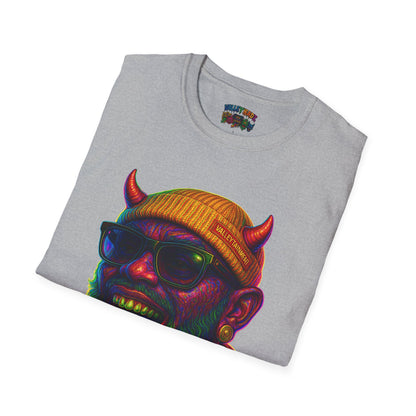 TRIP THA DEMON: The Rainbow-Spitting Streetwear Devil Taking Over the Culture
Valleytainment' Design on back Vibrant Unisex T-Shirt for Festivals, Streetwear, Gift