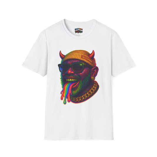 TRIP THA DEMON: The Rainbow-Spitting Streetwear Devil Taking Over the Culture
Valleytainment' Design on back Vibrant Unisex T-Shirt for Festivals, Streetwear, Gift