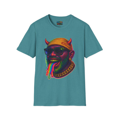 TRIP THA DEMON: The Rainbow-Spitting Streetwear Devil Taking Over the Culture
Valleytainment' Design on back Vibrant Unisex T-Shirt for Festivals, Streetwear, Gift