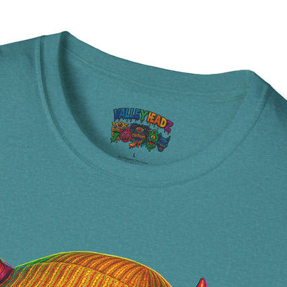 TRIP THA DEMON: The Rainbow-Spitting Streetwear Devil Taking Over the Culture
Valleytainment' Design on back Vibrant Unisex T-Shirt for Festivals, Streetwear, Gift