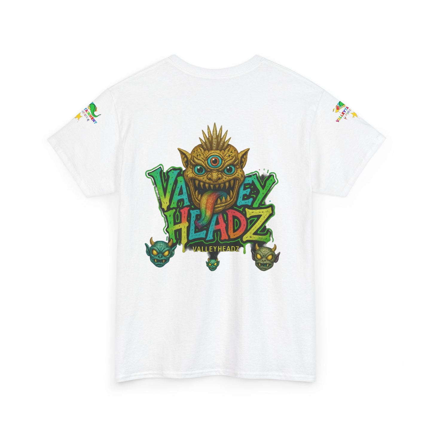 VALLEYTAINMENT™ “Drip Monster” Rainbow Pendant Tee | Dopamine-Streetwear (Unisex)