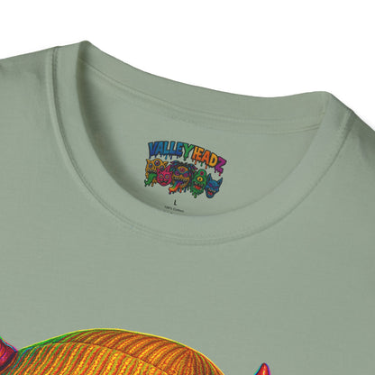 TRIP THA DEMON: The Rainbow-Spitting Streetwear Devil Taking Over the Culture
Valleytainment' Design on back Vibrant Unisex T-Shirt for Festivals, Streetwear, Gift