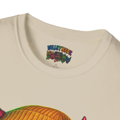 TRIP THA DEMON: The Rainbow-Spitting Streetwear Devil Taking Over the Culture
Valleytainment' Design on back Vibrant Unisex T-Shirt for Festivals, Streetwear, Gift