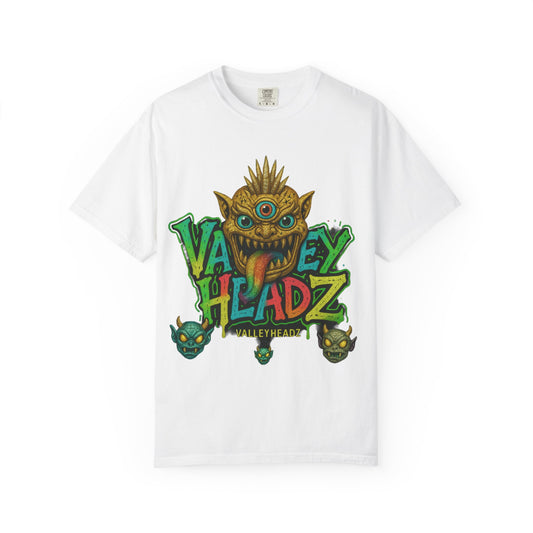 Valley Headz Graphic T-Shirt | Unisex Casual Tee for Music Festivals, Streetwear, Unique Gift, Summer Fashion, Limited Edition
