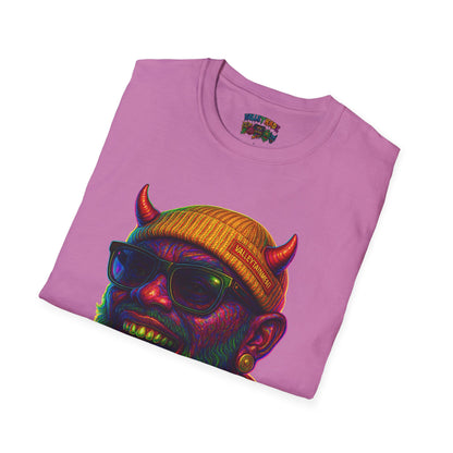 TRIP THA DEMON: The Rainbow-Spitting Streetwear Devil Taking Over the Culture
Valleytainment' Design on back Vibrant Unisex T-Shirt for Festivals, Streetwear, Gift