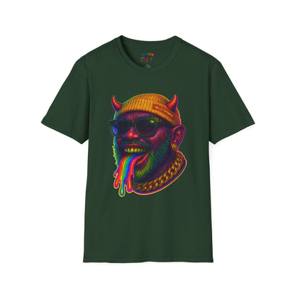 TRIP THA DEMON: The Rainbow-Spitting Streetwear Devil Taking Over the Culture
Valleytainment' Design on back Vibrant Unisex T-Shirt for Festivals, Streetwear, Gift