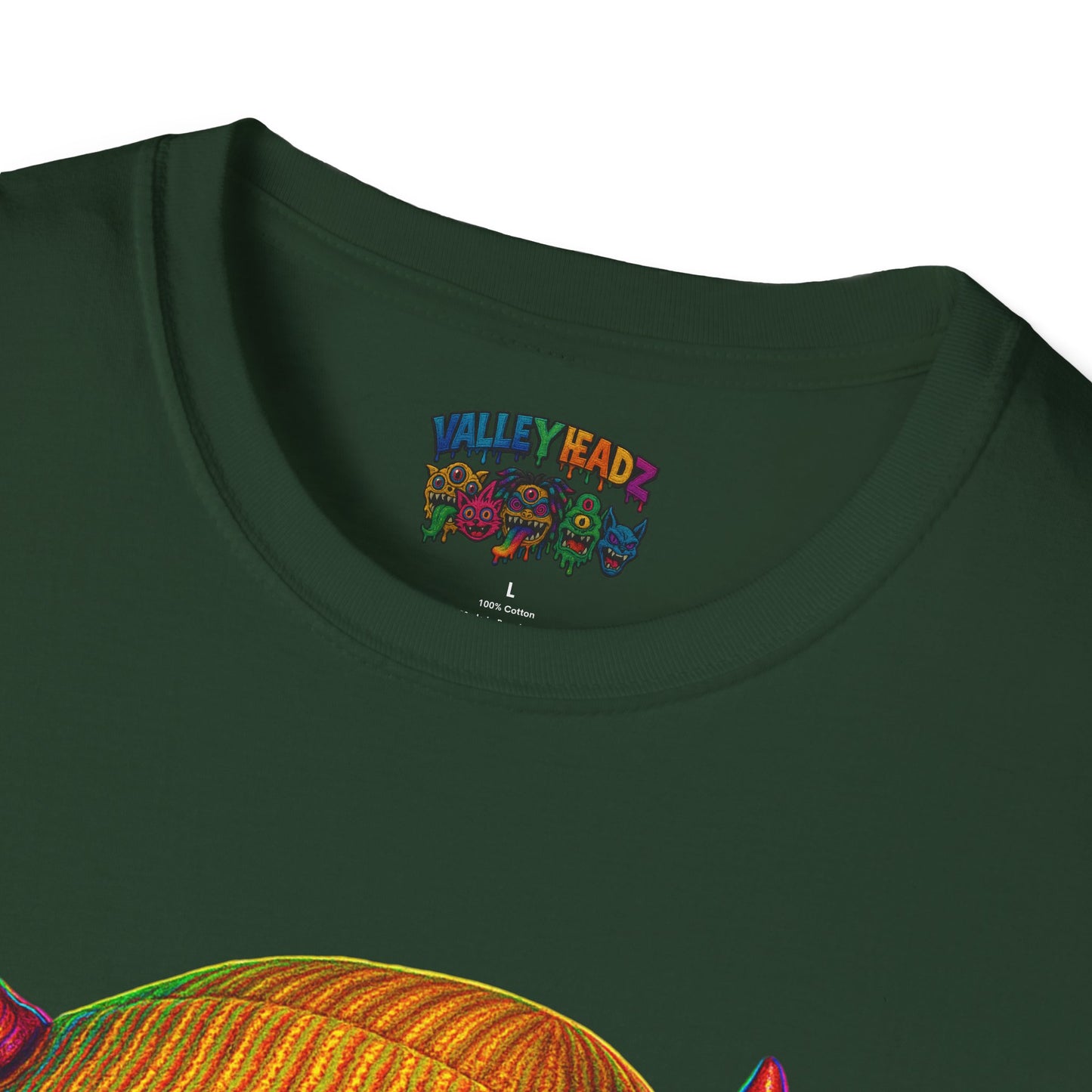 TRIP THA DEMON: The Rainbow-Spitting Streetwear Devil Taking Over the Culture
Valleytainment' Design on back Vibrant Unisex T-Shirt for Festivals, Streetwear, Gift