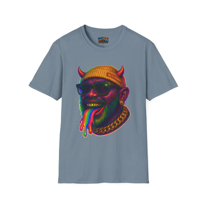 TRIP THA DEMON: The Rainbow-Spitting Streetwear Devil Taking Over the Culture
Valleytainment' Design on back Vibrant Unisex T-Shirt for Festivals, Streetwear, Gift