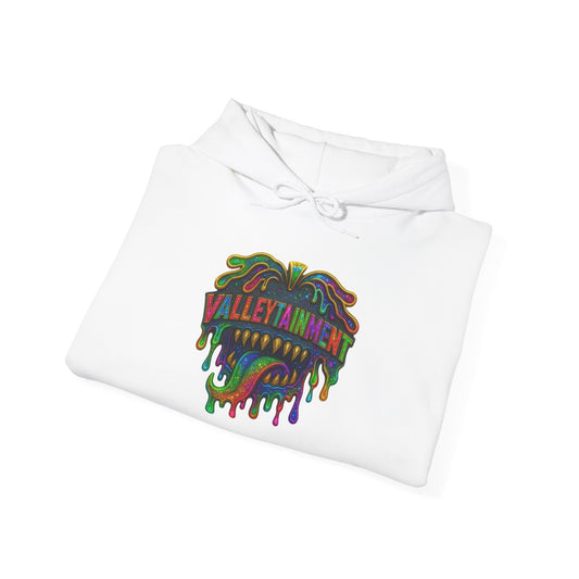 VALLEYTAINMENT™ “Drip Fangs” Rainbow-Core Pendant Tee | Dopamine Streetwear 2025
