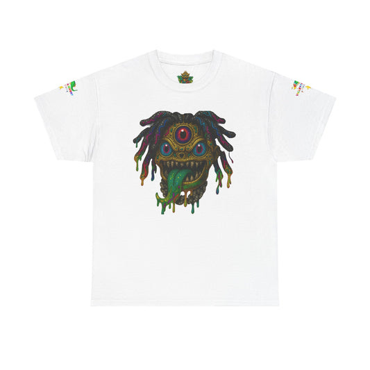 VALLEYTAINMENT™ “Dread Drip Cyclops” Pendant Tee | Rainbow Dopamine Streetwear 2025