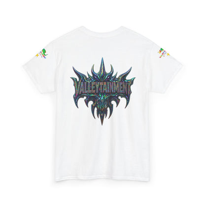 VALLEYTAINMENT™ “Dread Drip Cyclops” Pendant Tee | Rainbow Dopamine Streetwear 2025