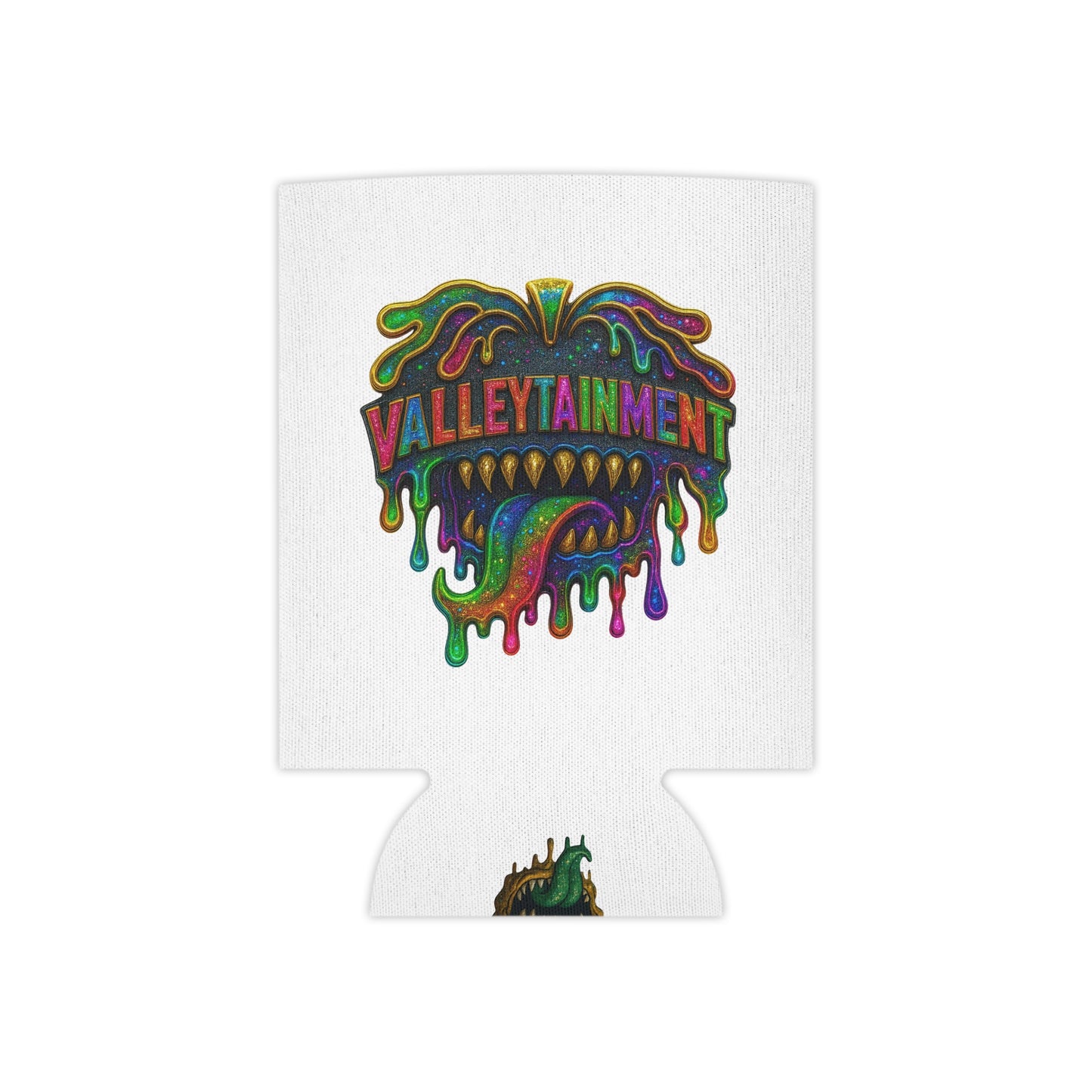 Psychedelic Can Cooler, Colorful Drink Holder, Festival Accessory, Party Gear, Gift for Beer Lovers, Summer Vibes