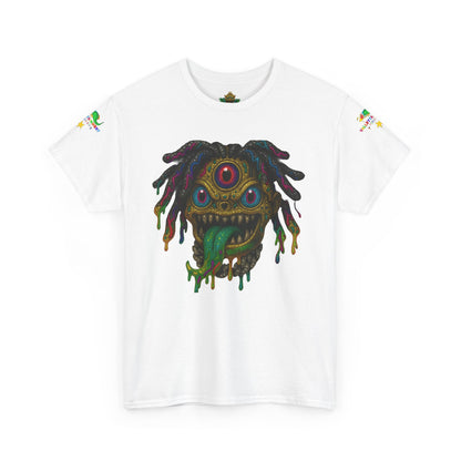 VALLEYTAINMENT™ “Dread Drip Cyclops” Pendant Tee | Rainbow Dopamine Streetwear 2025